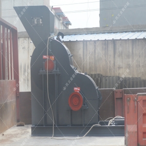 66雙級粉碎機發貨圖片_發往陜西寶雞_破碎爐渣