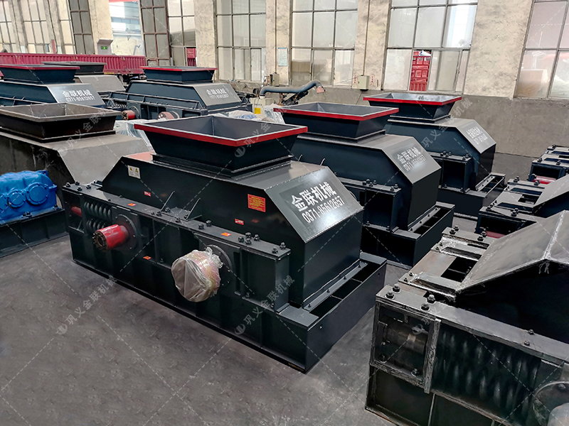 2PG1208型對輥破碎機(jī)發(fā)往吉林 破碎河卵石