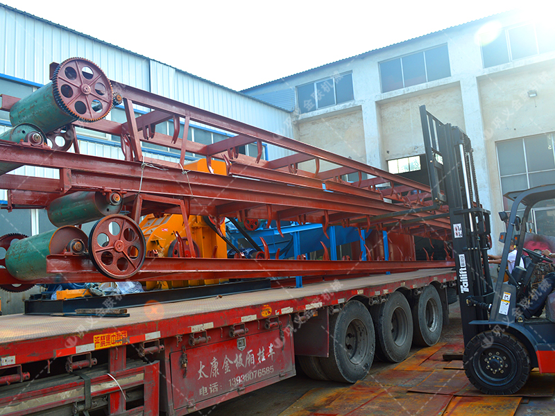 雙級粉碎機生產線發貨圖片_發往云南瀾滄_破碎錳礦石